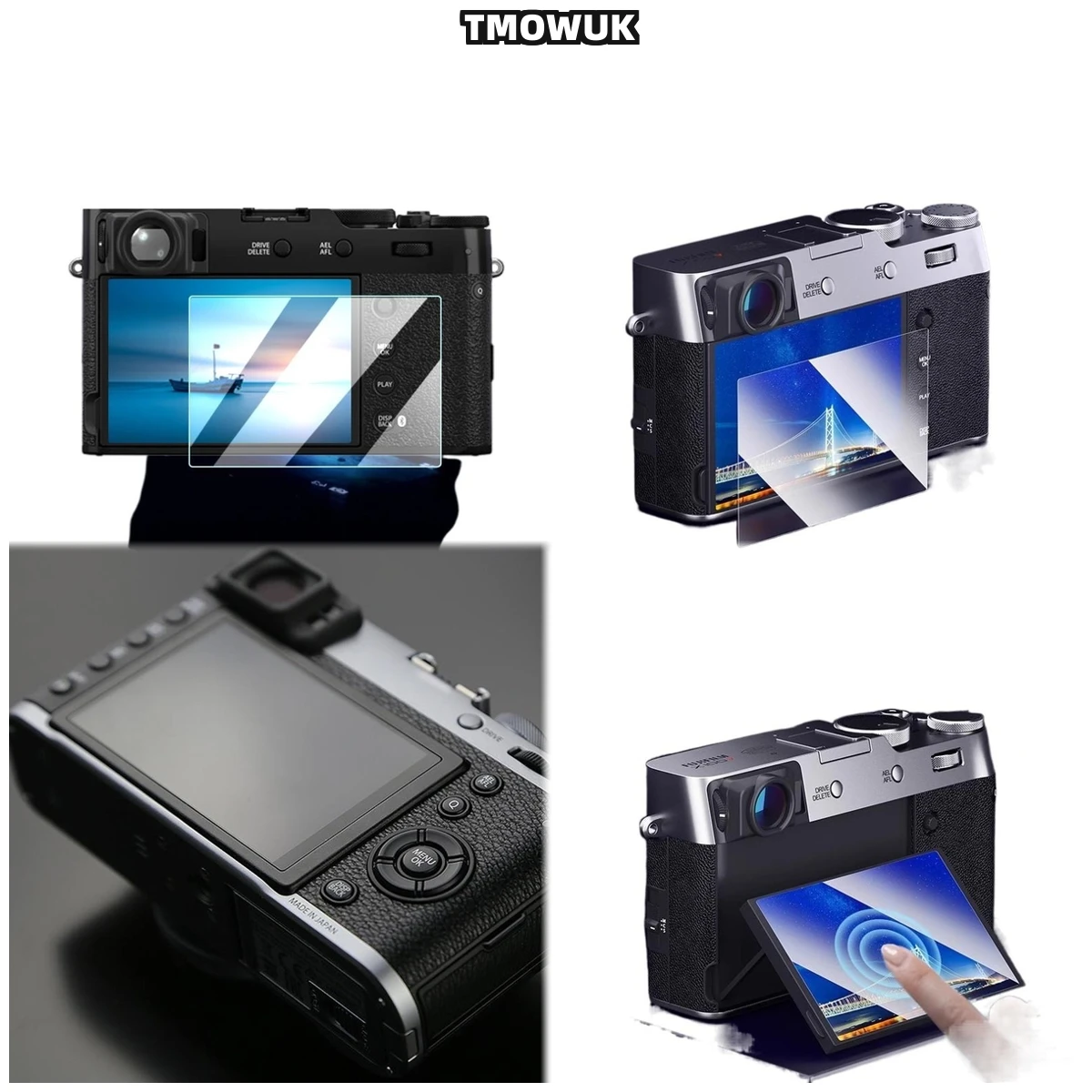 

For Fujifilm XT-5 XT-4 R50 R8 XS10 X-100V Pro3 Anti-Explosion Tempered Glass - 9H Military-Grade HD Screen Protector