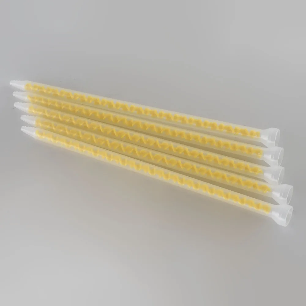 Pack Of 10 Resin Static Mixer MS08-32ผสมหัวฉีดสำหรับ Duo Pack Epoxies Core วัสดุ POM