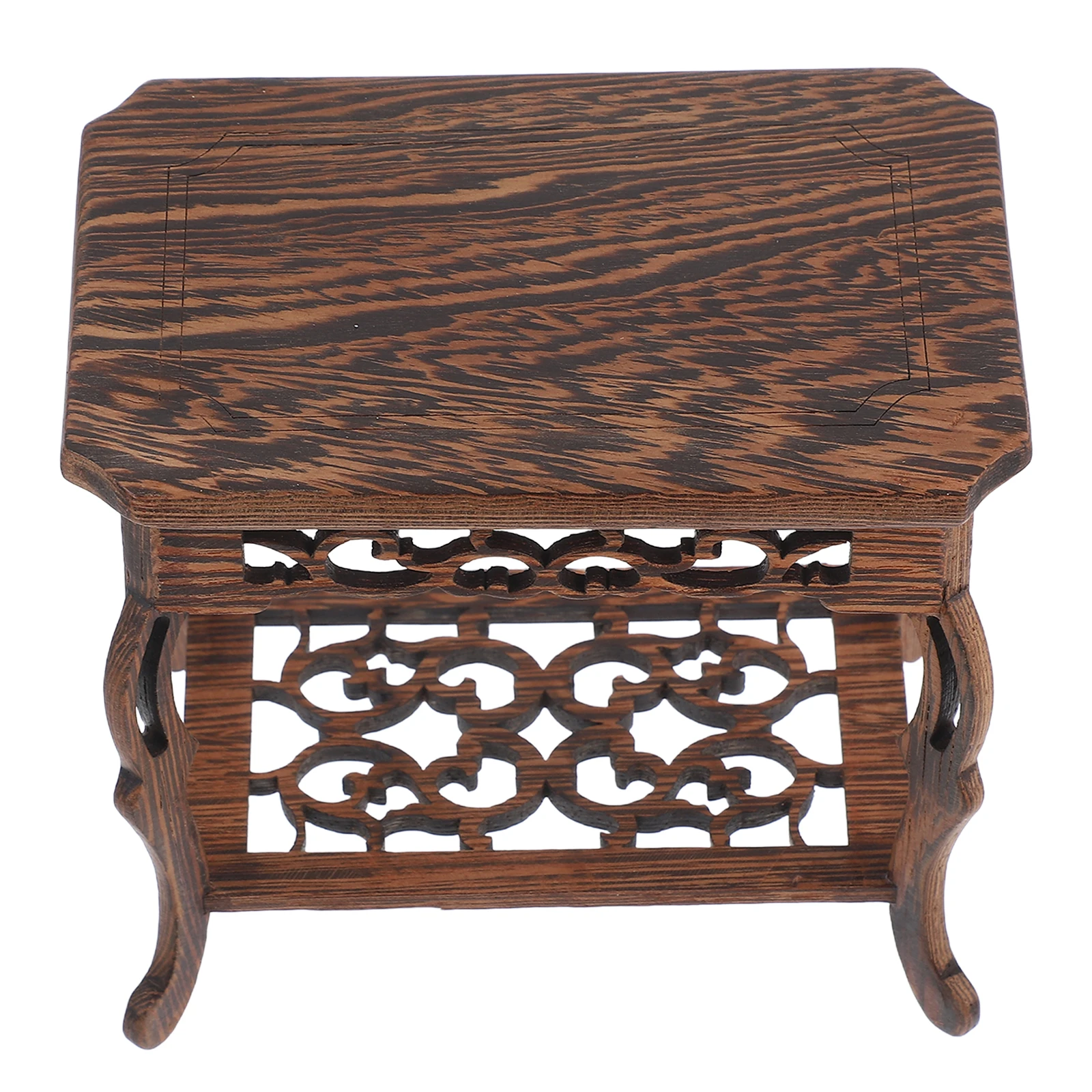 

Chinese Style Wooden Display Stand Indoor Plant Vase Base Oriental Bonsai Sculpture Rack Wooden Elegant Home Office Decor