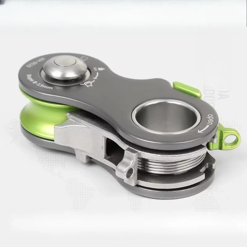H Series Single and Two-Way Pulley, CE Certified Climbing Rescue Pulley for Rock Climbing, Caving, Hauling & Rescue Operations