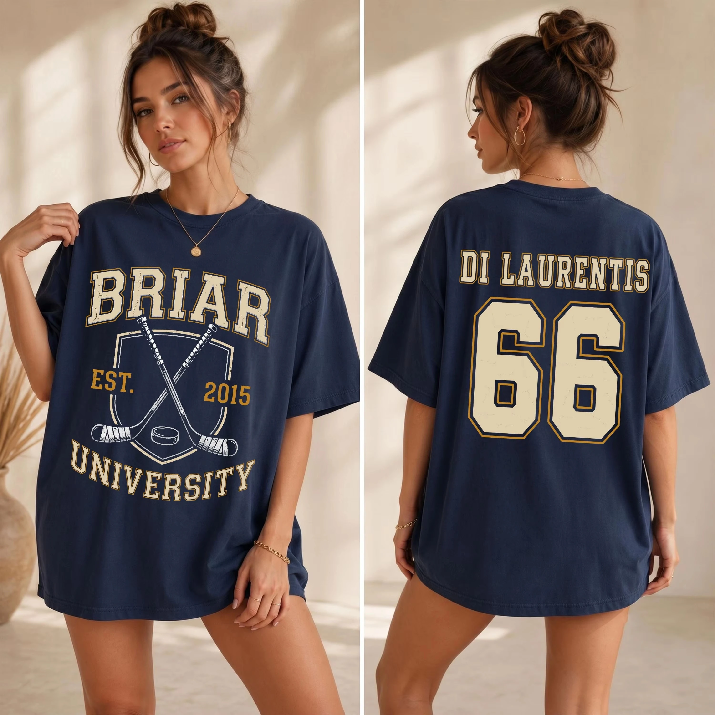 2026 Off Campus Briar Dean Di Laurentis 66 Graphics Unisex T-Shirt Herren Damen Freizeit-Sport-T-Shirt Top