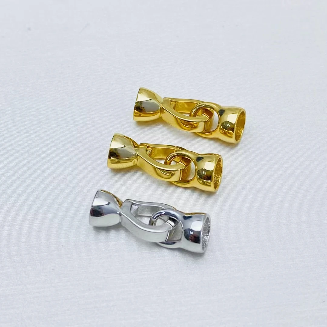 

Оптовая продажа DIY стерлингового серебра 925 пробы ожерелье браслет застежка крючок аксессуары для жемчуга 5-12 мм 5 шт./лот