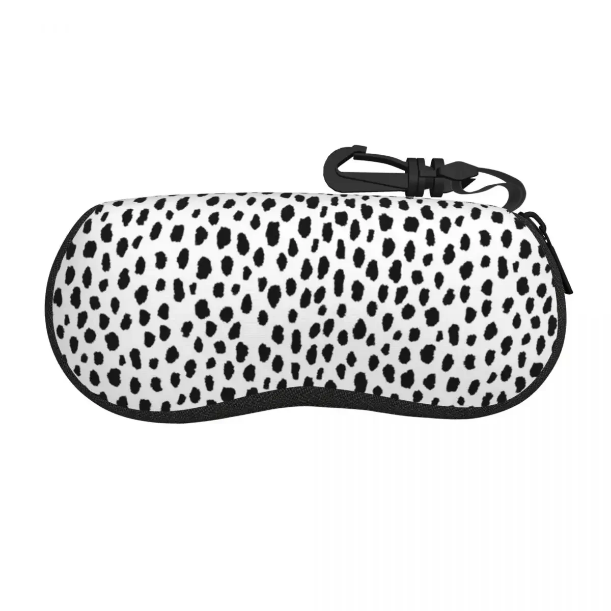 Dalmatian Spots Shell Glasses Case Protective Sunglasses Box Women Men Soft Eyeglass Bag Pouch