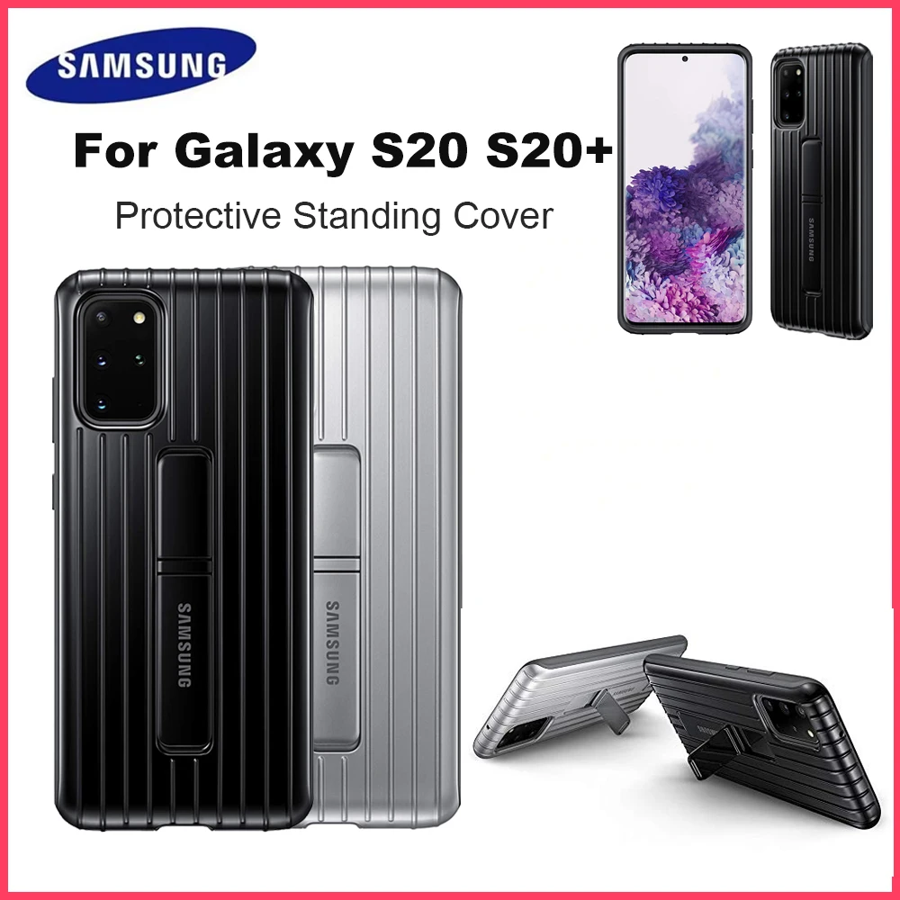 

Original For Samsung Galaxy S20 S20+ S20 Plus 5G Protective Standing Cover Galaxy S20+ Standing Stand Phone Case