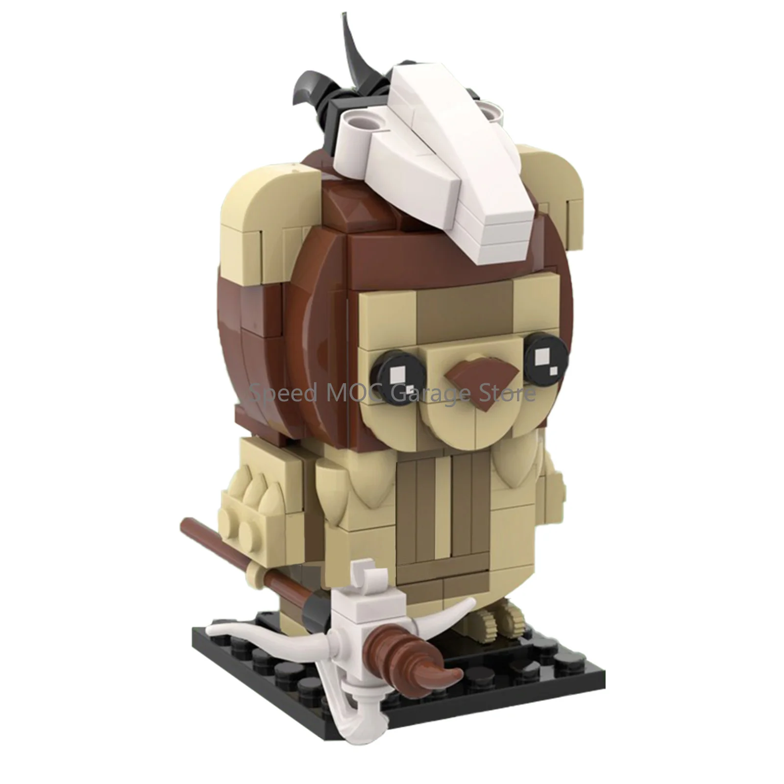 Forest Alien Shaman MOC Building Blocks Space War Tribal Character Model Interstellar Forest Warrior Bricks DIY Assemble