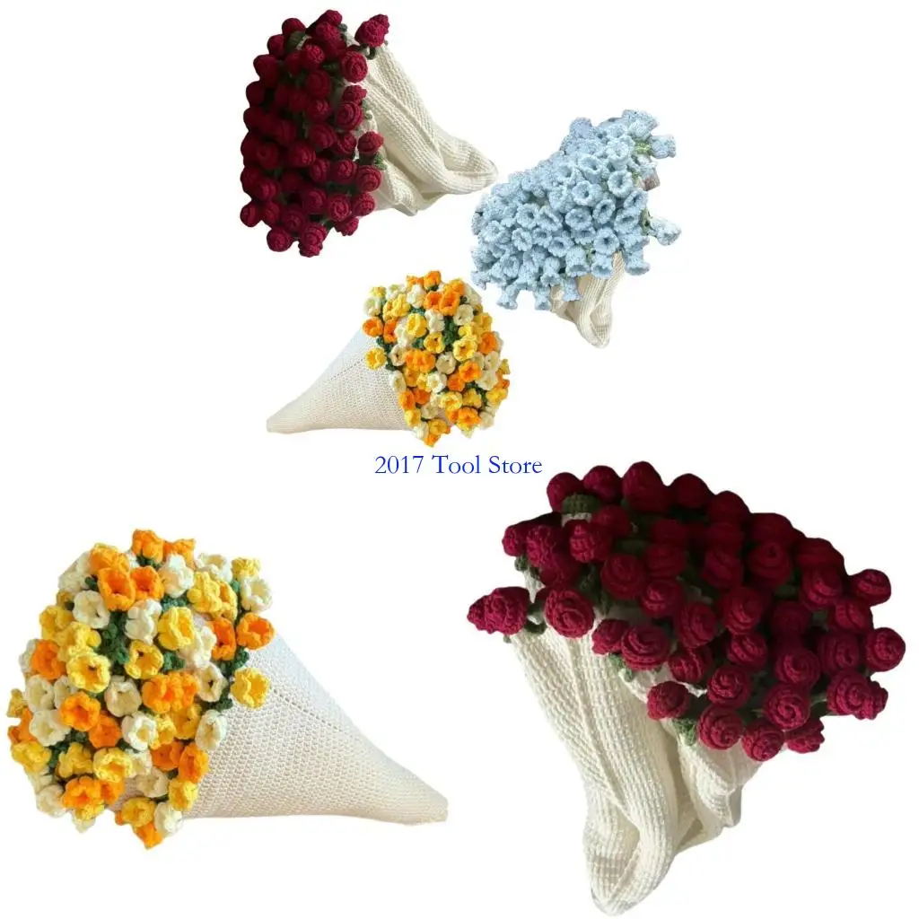 

K92A Crochet Flower Glalket для взрослого новичка для новичка