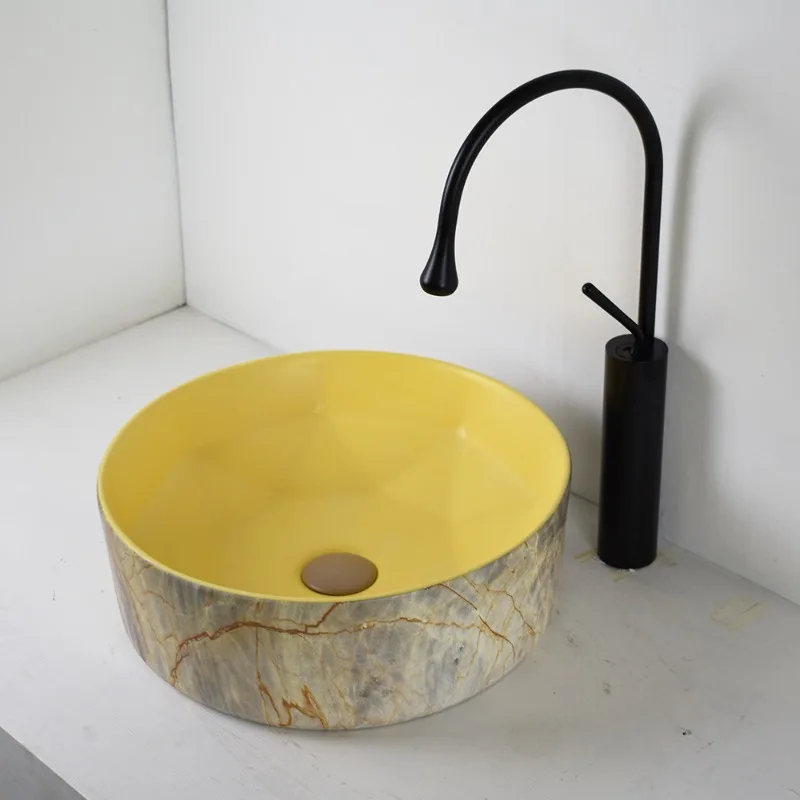 Upper  Nordic Style Wash  European Ceramic Art Wash   Morandi Color Simple Single