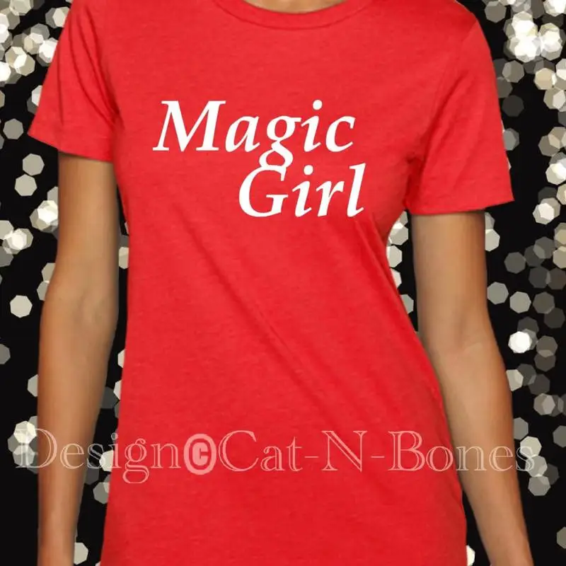 

s for Her Magic Girl Fun Женские футболки Рубашка для девочек с высказываниями Рубашки