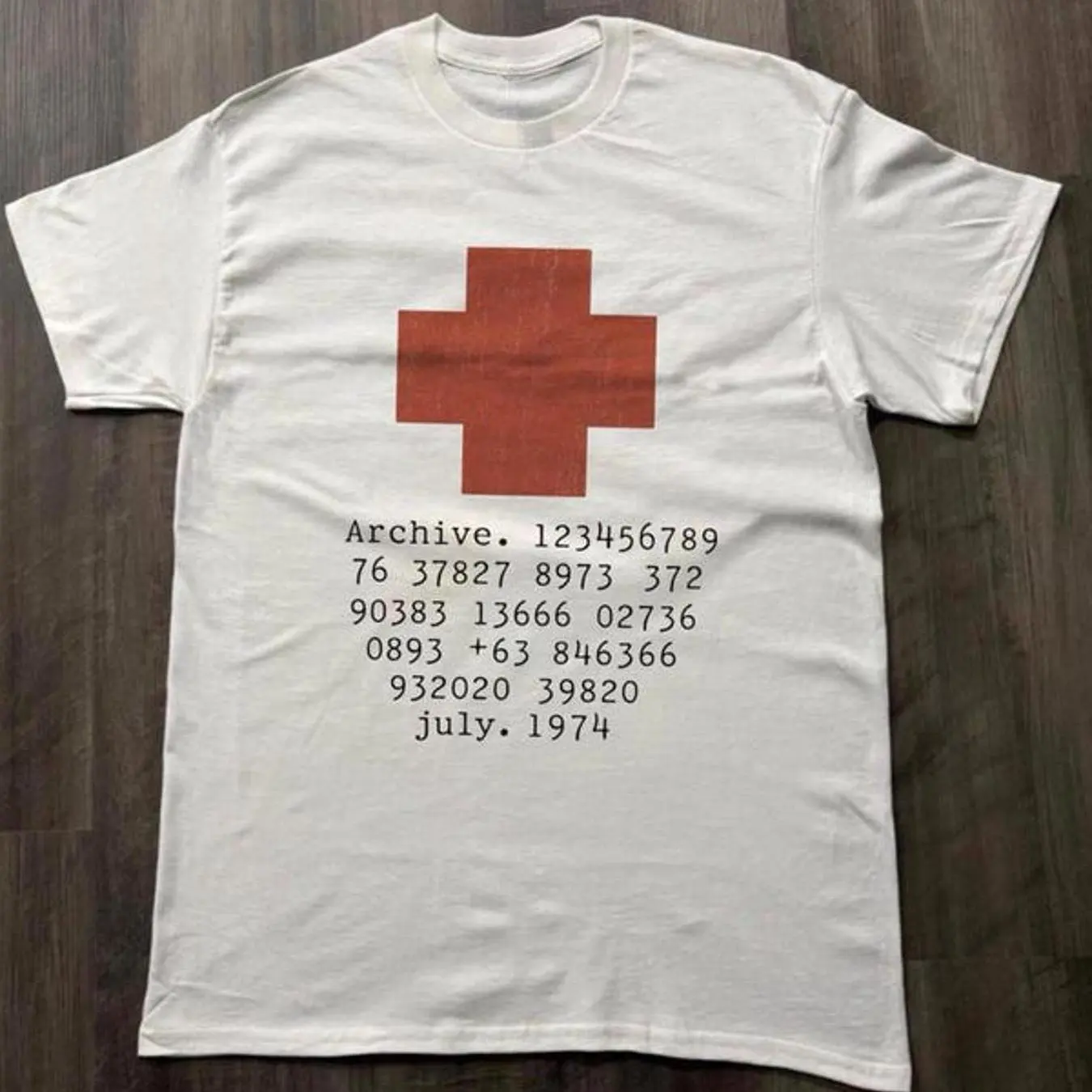 Archive Style T-shirt | Minimalist Font Aesthetic 70s Style Suitable for Casual and Sports Men's and Women's T-shirts
