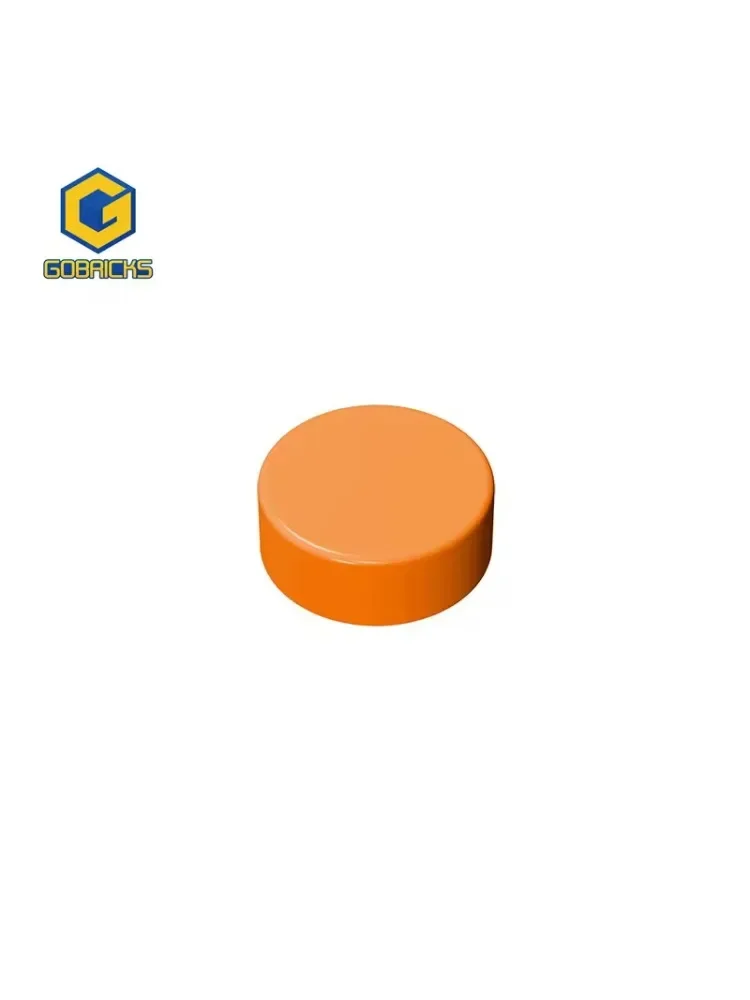 Gobricks 1 pièces MOC carrelage rond 1x1 briques compatibles avec 98138 35380 35381 modèle blocs de construction pièces enfants Puzzle jouets cadeaux