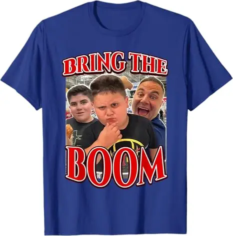 Bring The Boom Rizzler Funny Joke Gift T-Shirt Humorous Men's Fashion Kids Sarcastic Saying Tee Short Sleeve Blouses Graphic Top