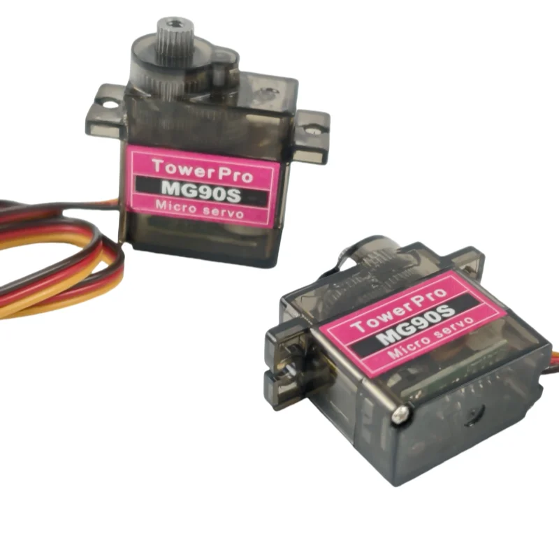 MG90S 9g 90° 180° Micro Servo Metal Gear 4.8V-6.0V for RC model Helicopter Plane Boat Car Trex 450 RC Robot Arm Upgraded Parts