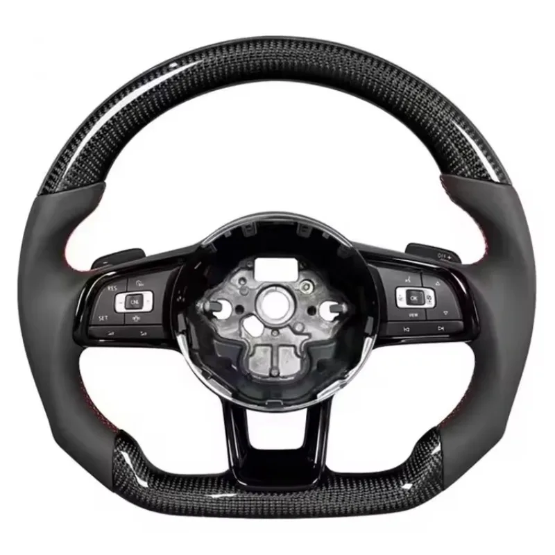 Premium Complete Car Carbon Fiber Steering Wheel MK5 MK7.5 MK4
