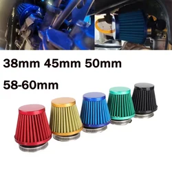38mm 45mm 50mm 60mm Motorbike Air Filter Intake Induction Kit For GY6 50cc 110cc 125cc Motorcycle Scooter Dirt Pit Bike ATV Quad