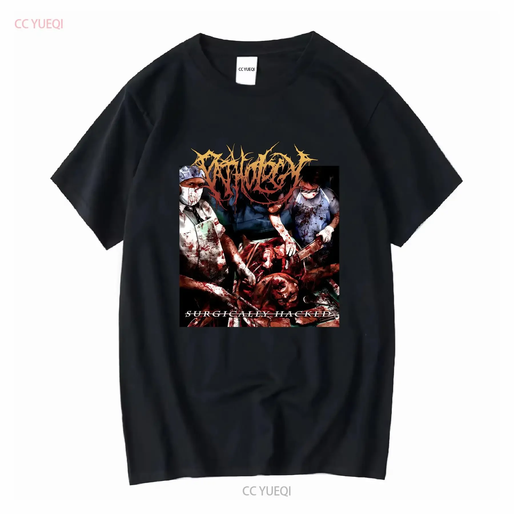 Vintage 2006 Pathology Surgically Hacked T Shirt M Goregrind Death Metal Band long or short sleeves vintage Washed Comfortable