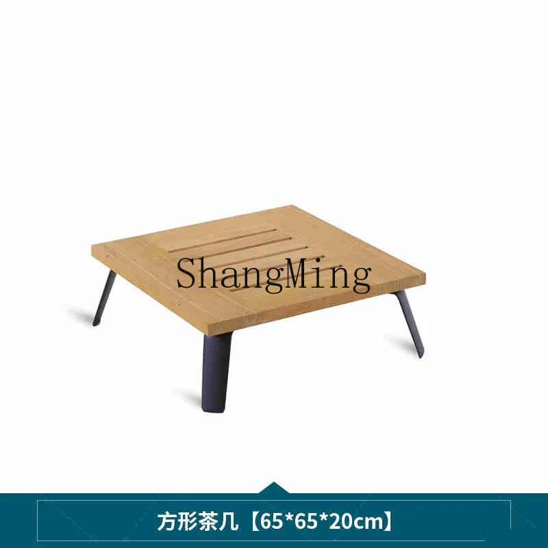 CL Outdoor Pool Lying Bed Antiseptic Teak Outdoor Leisure Villa Courtyard Hotel Resort Rain Protection