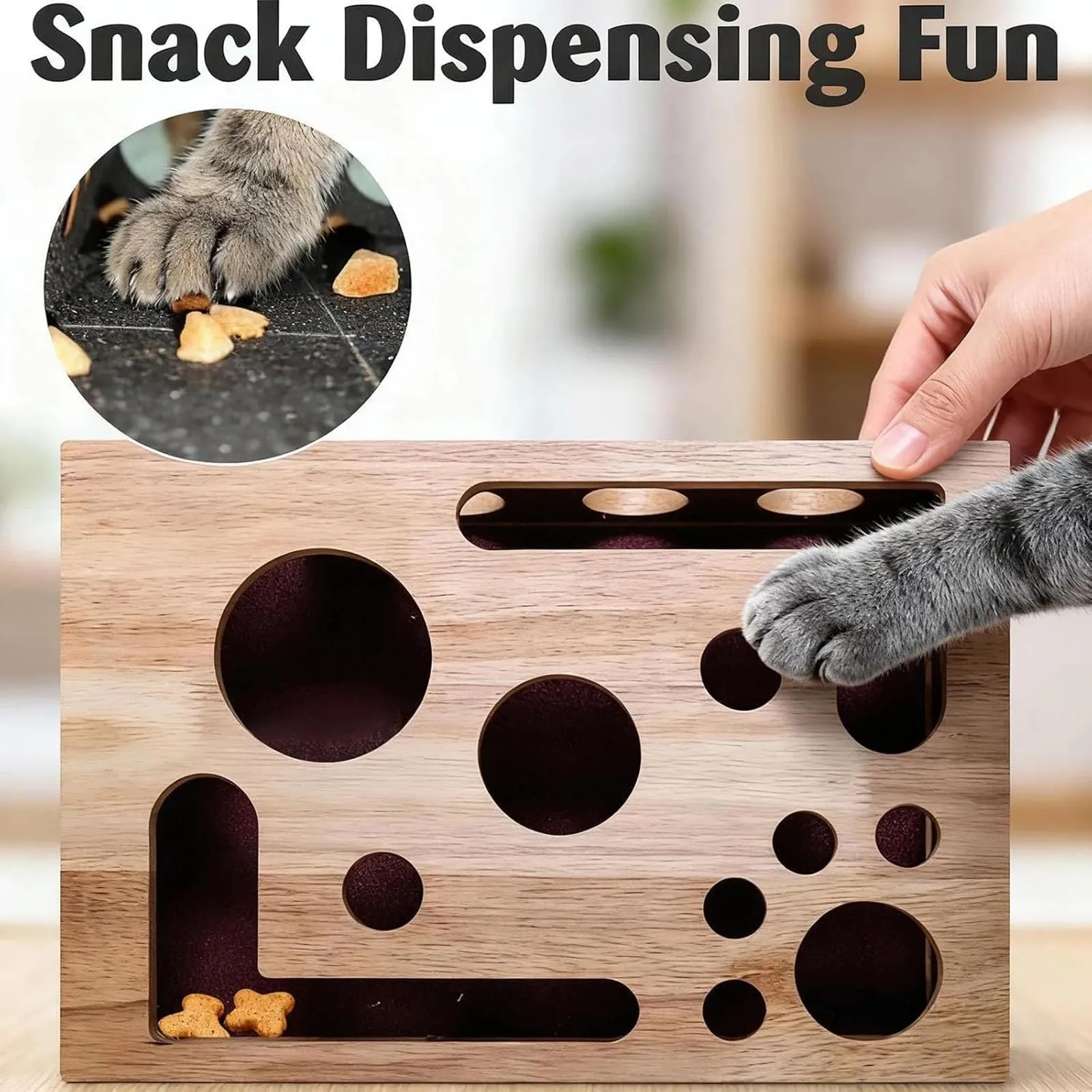 صندوق ملف أظافر القط مع كرة جرس Ieducational متعة ألعاب القطط التفاعلية متاهة نفق القط الخدش المشاركات لعب هريرة مستلزمات الحيوانات الأليفة #4