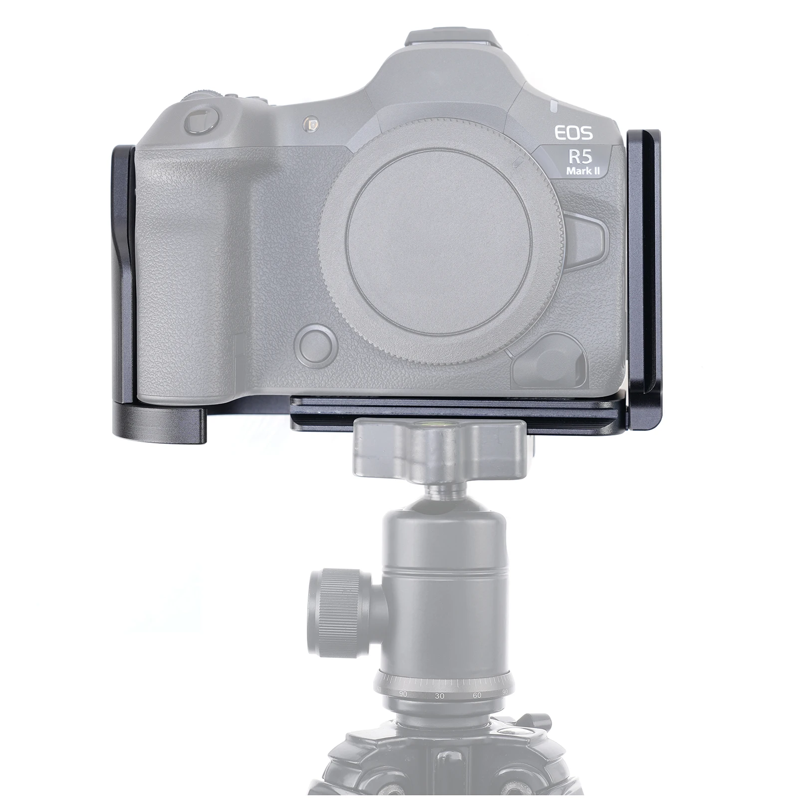 Piastra a L per fotocamera per staffa a L verticale a sgancio rapido Canon EOS R5 Mark II con piastra Arca per riprese verticali e orizzontali