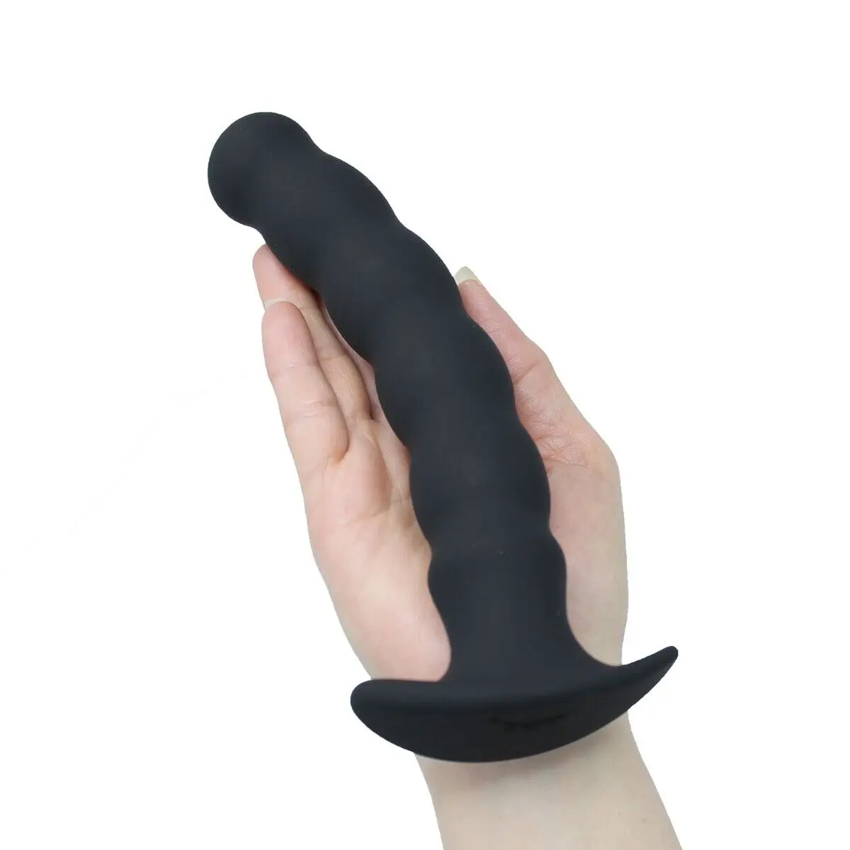 Ganável silicone p-ponto anal contas butt plug sonda massageador de próstata