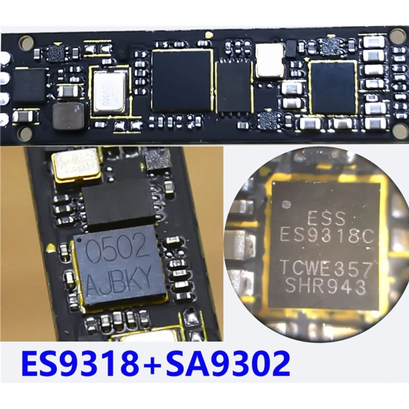 New DAC ES9318 Headphone Amplifier HiFi Decoding AMP Adapter Sound Card For Android Phones Win10 Type C to 3.5MM Adapter view 4