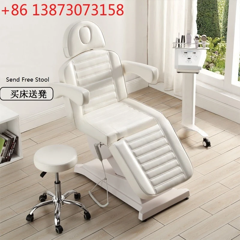 

Электрическая косметическая кровать, складной подъемник, пластическая хирургия, салон красоты, татуировка, вышивка, кровать, инспекционная кровать