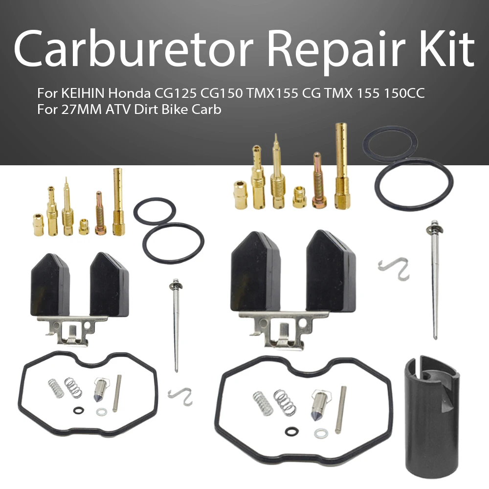 

PZ27 Carburetor Repair Kit For KEIHIN Honda CG125 CG150 TMX155 CG TMX 155 150CC 27MM ATV Dirt Bike Carb