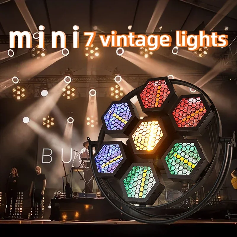 LED7 Retro Lights Clear Bar Bar Matrix Atmosphere Lights Can Be Spliced Padlight Stage Strobe Running Horse Lights