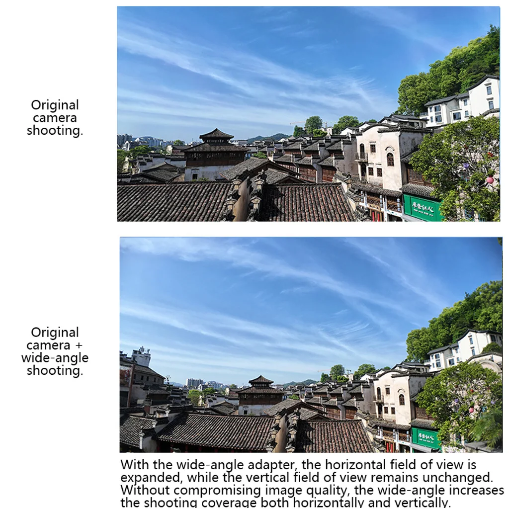0,75-fach-Weitwinkelobjektiv für Insta360 Luna PRO Ultra, 108 Grad, HD, optisches Glas, magnetische Halterung, ölbeständig, für Luna Ultra-Kamera. – Detail 6