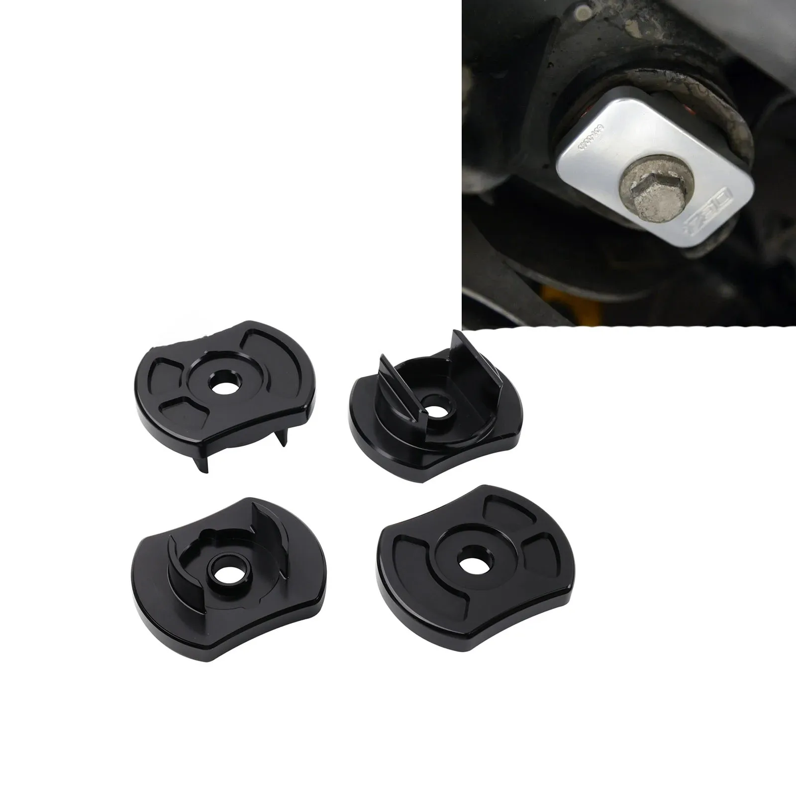 Rear Subframe Inserts For VW Golf MK7 GTI R MQB Audi A3 S3 TT TTS 2015-2024 Performance Racing Wear Replacement Parts
