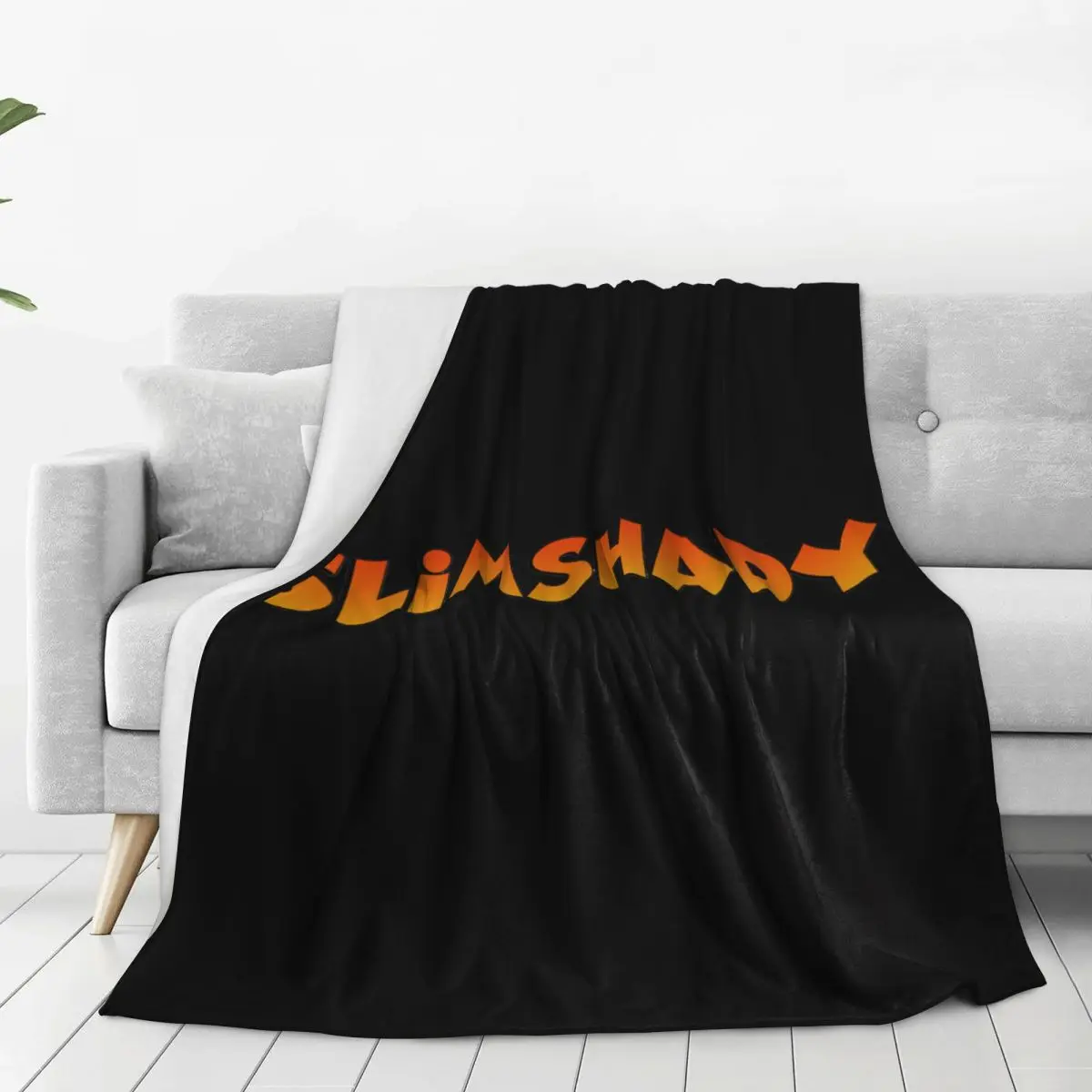 The Death Of Slim Shady Eminem Blankets Flannel Multi-function Throw Blankets Blanket For Couch Bedding Office Throws Bedspread