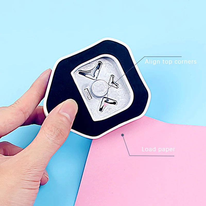 Corner Rounder Mini Corner Trimmer Punch Round Corner DIY Paper Card Photo Planner Cutting Supplies Round Corner Trimmer Cutter