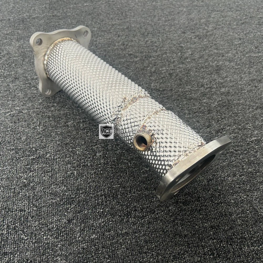 ACE Wärmeisolierender Hochdurchsatz-Downpipe-Kopf für Audi A4 A5 Q5 B9.5 2.0T 2021-2024 Edelstahl Leistungs-Upgrade – Detail 4