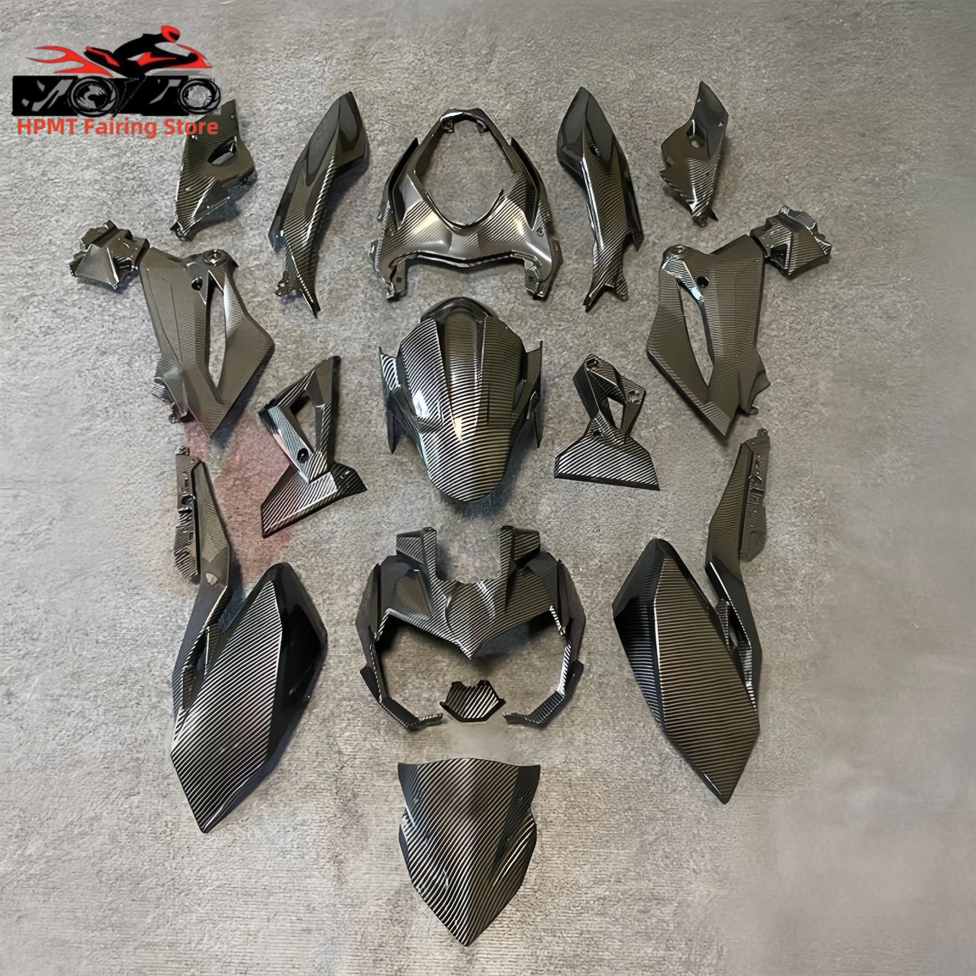 

Новый комплект обтекателей для мотоцикла ABS для KAWASAKI Z400 2019-2024 NINJA Z400 2019 2020 2021 2022 2023 2024, неокрашенный обтекатель