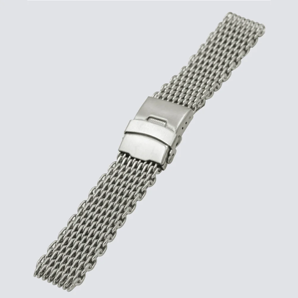 

22 Mm Watches for Men Stainless Strap Steel Watchbnad Mesh Watchband
