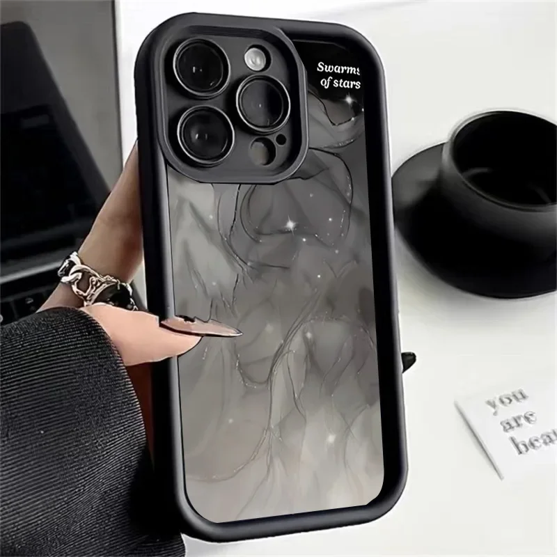 حافظة من الرخام الأبيض والأسود لهاتف OPPO Reno 13F 12F 11F 7 8 10 11 12 13 Pro 5G Reno 7 4G 5 6 Lite A79 A78 A58 A77 A57 A98 A38 #6