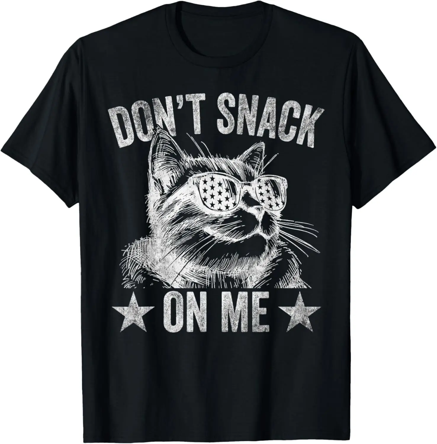 Don't snack on Me Funny cat T-Shirt S-3XL