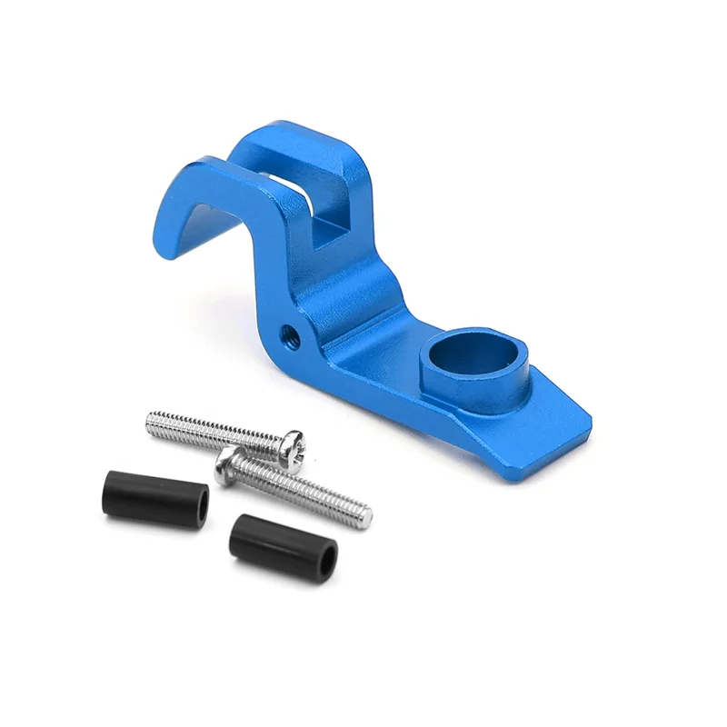 ABMF-RC 자동차 업그레이드 자동차 쉘 버클 자동차 쉘 고정 버클 키트 MJX 1/16 16208 16017 H16H RC 자동차 업그레이드 액세서리 블루