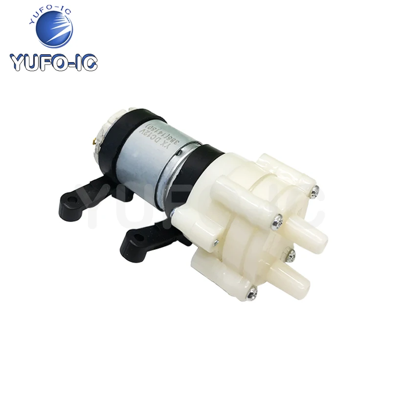 السفينة حرة 1 قطعة R385 تيار مستمر مضخة الحجاب الحاجز مايكرو مضخة صغيرة دفتر المياه يو عصابة Beng صانع الشاي 385 ومضخة المحرك x-140g