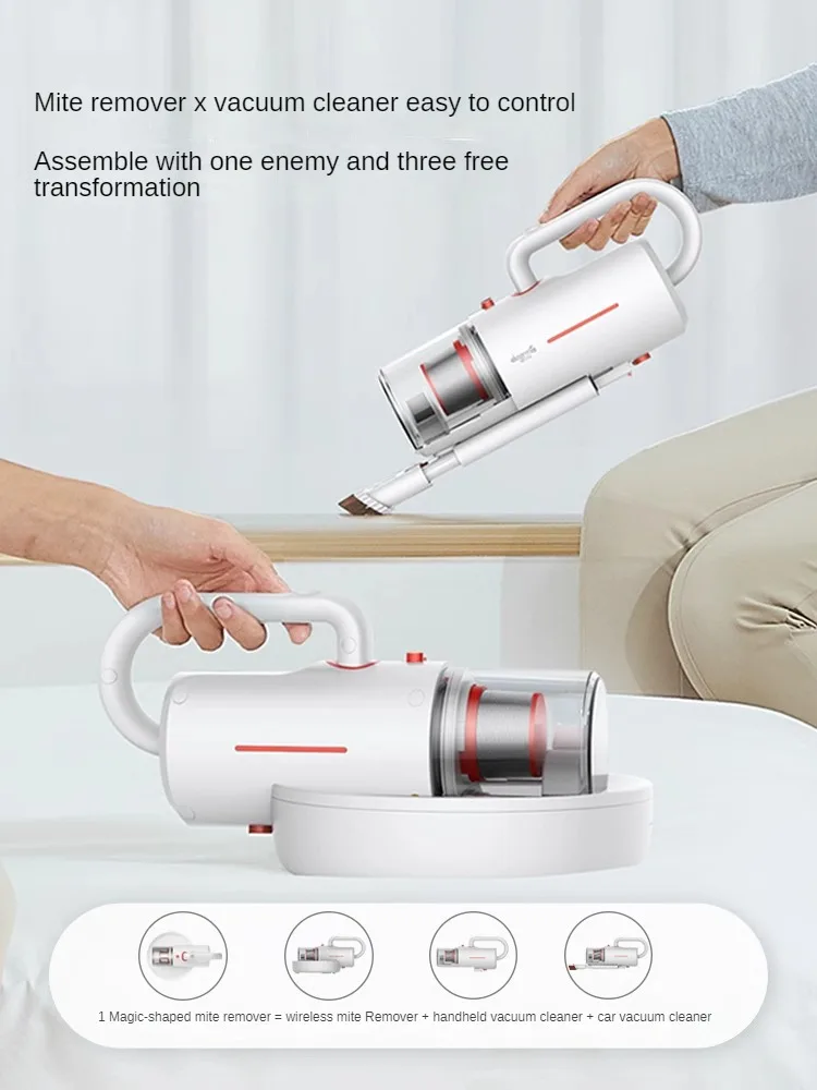 Deerma Wireless Mite Removal Device Household Bed Vacuum Cleaner UV Bed Removal Mite Removal Artifact Home Appliances