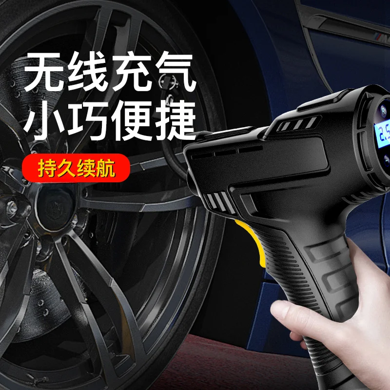 Car Tire Inflator Digital Display Inflatable Pump With LED Light for Car Bicycle 40L/min 120W Portable Car Air Compressor