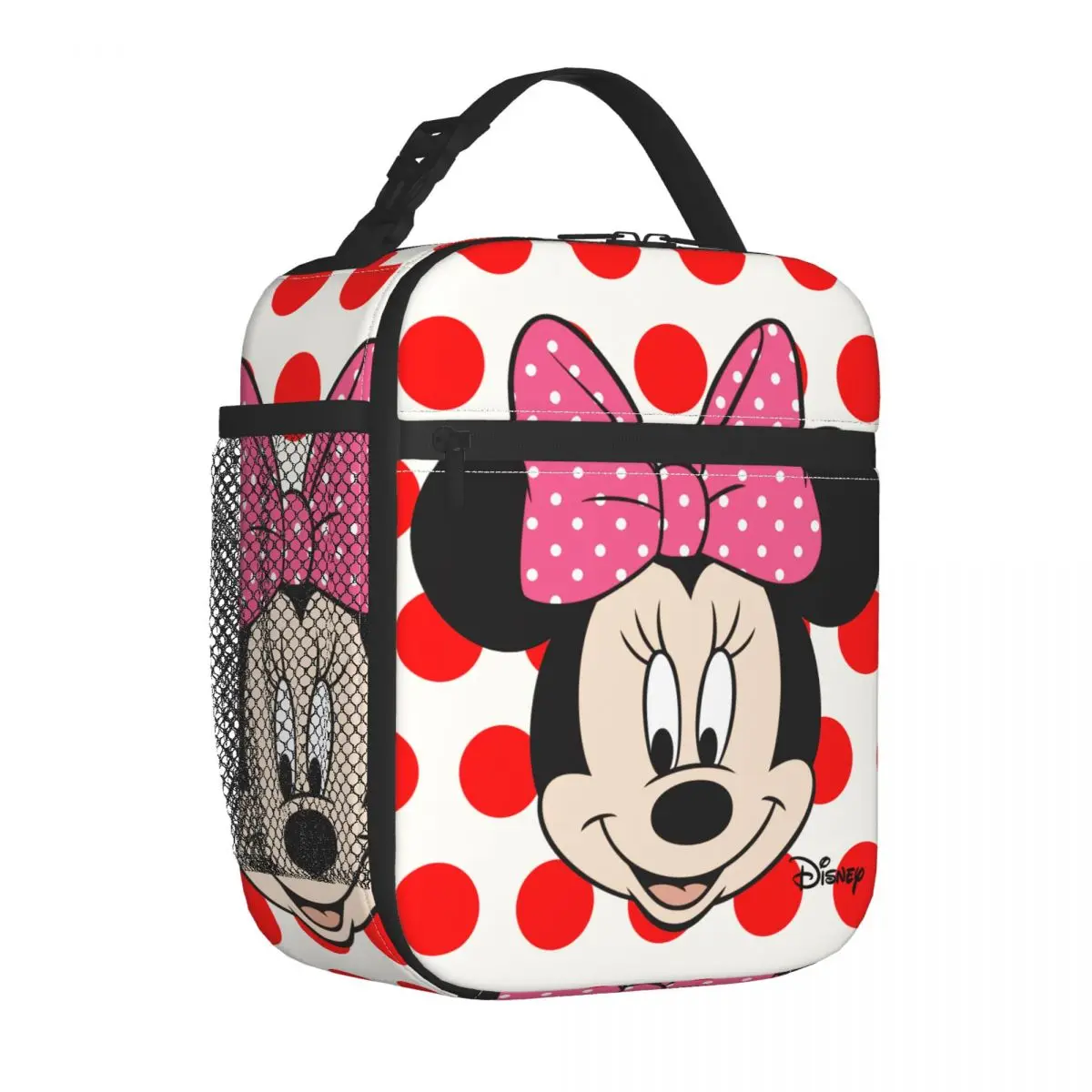 Disney Wordmark Picnic Storage Disney Mickey Mouse Cartoon Grils Cooler For Work Lunch Box Bag Leakproof Insulated