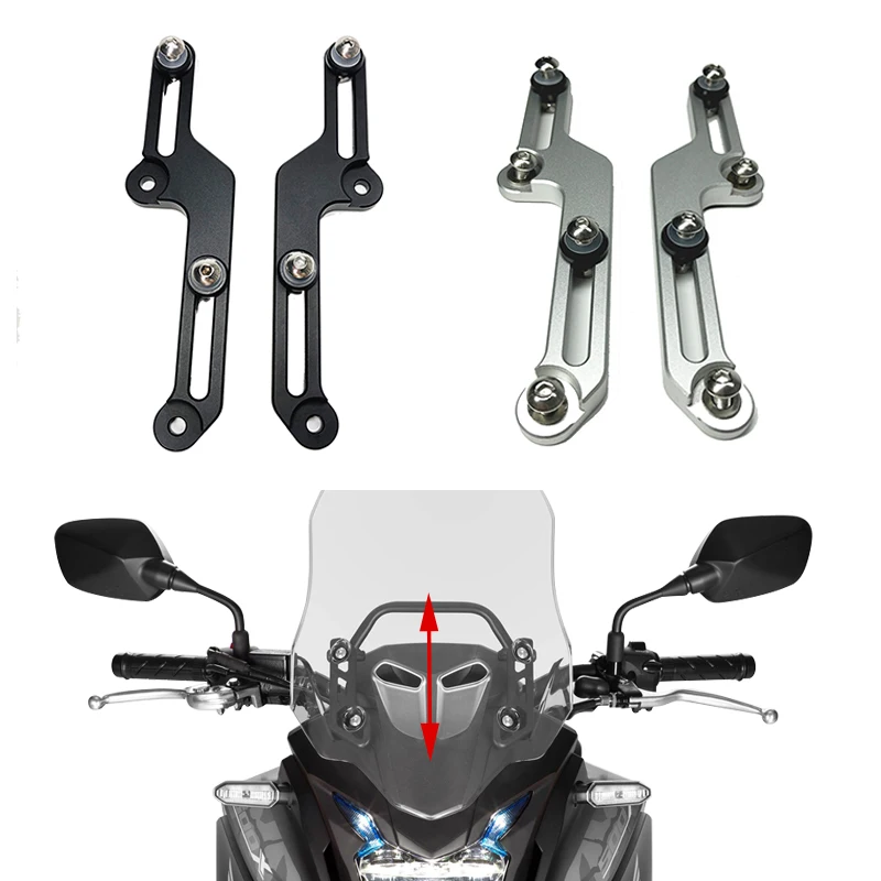 For HONDA CB500X CB 500X CB500 X CB 500 X 2017 2018 2019 2020 2021 Windscreen Adjusters Airflow Adjustable Windshield Bracket