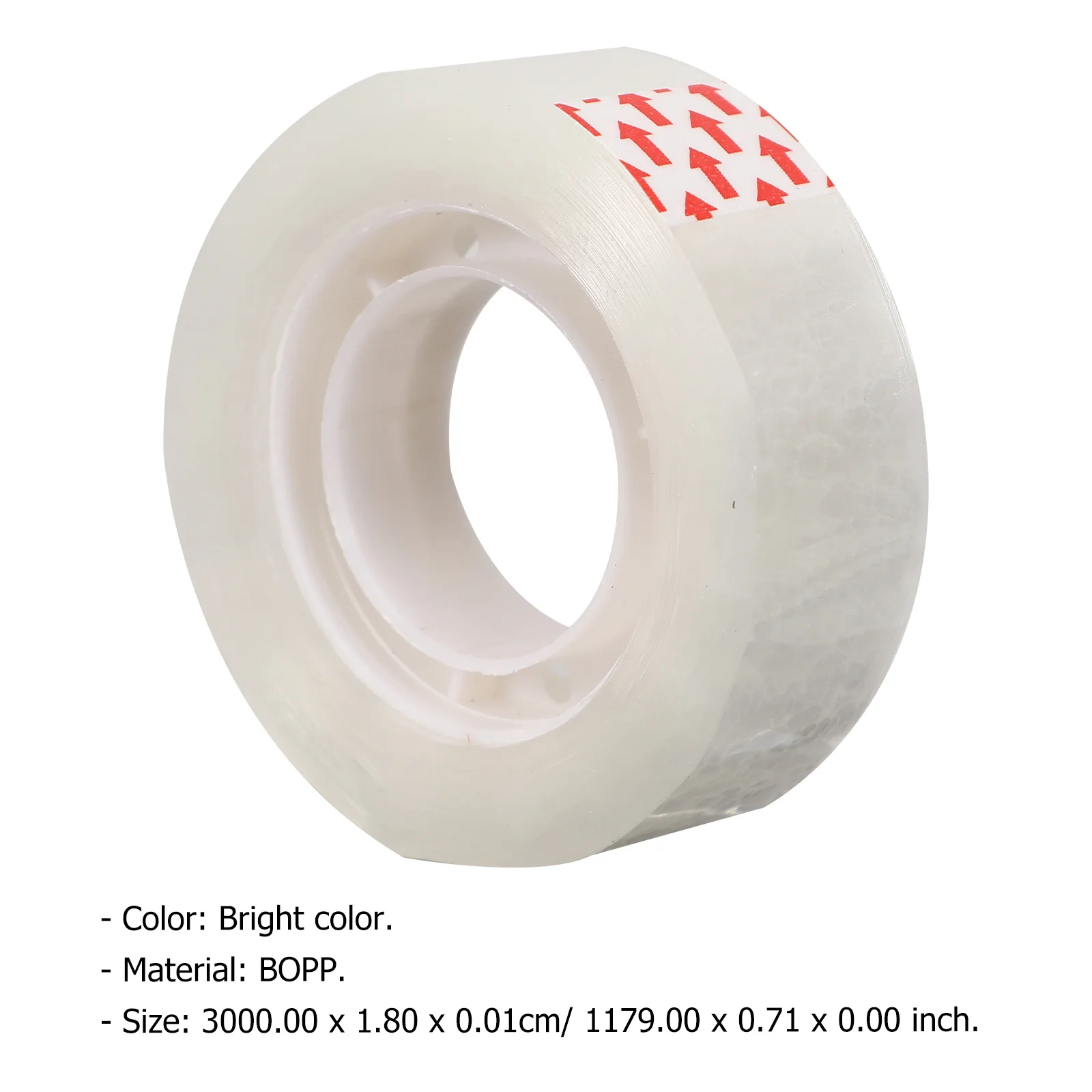 Rotoli di nastro adesivo sigillante adesivo trasparente da 16 pezzi per imballaggio ufficio casa trasparente invisibile