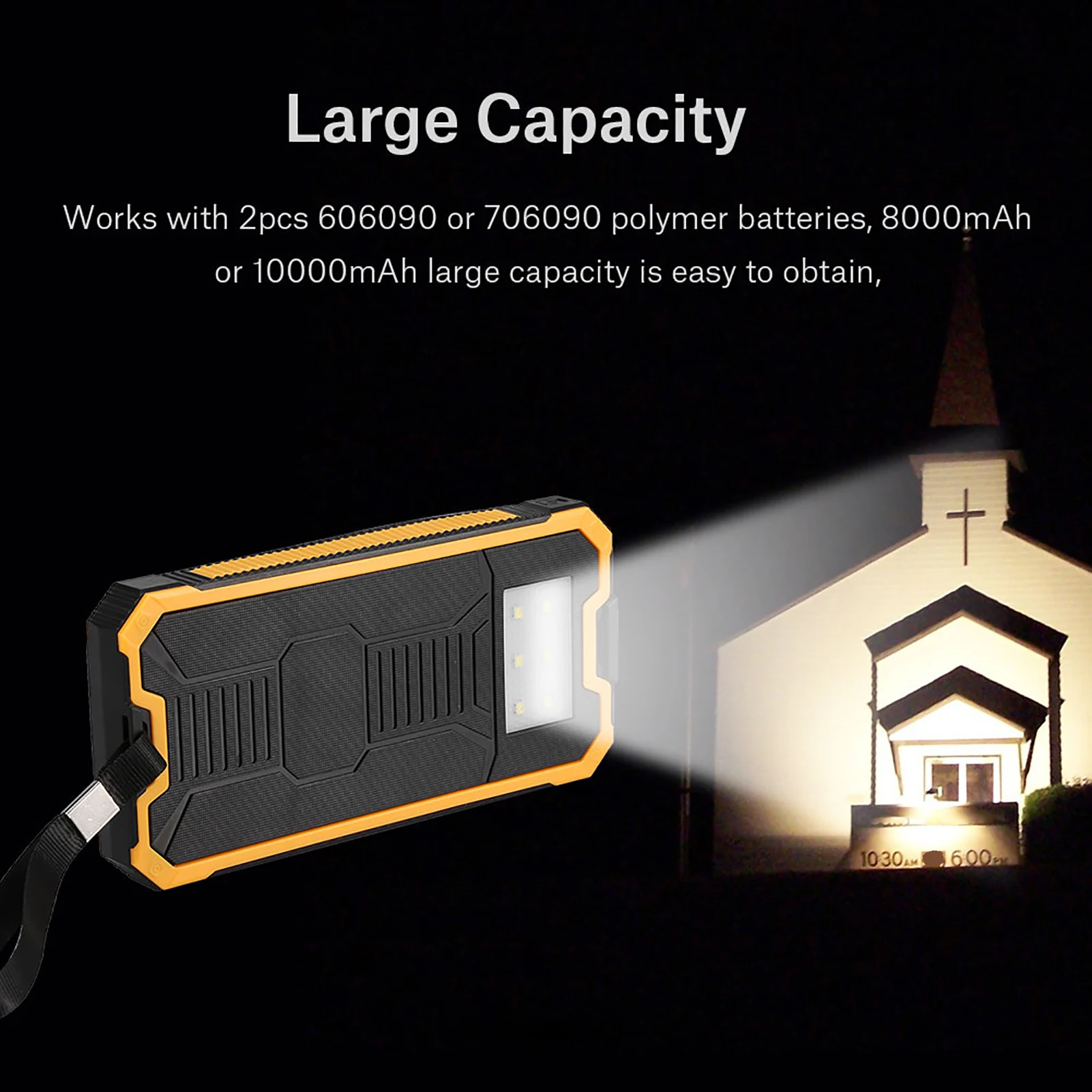 

20000 мАч Polar Power Bank Case DIY Kit - Желтый портативный цифровой аксессуар с двумя USB-портами и быстрой зарядкой