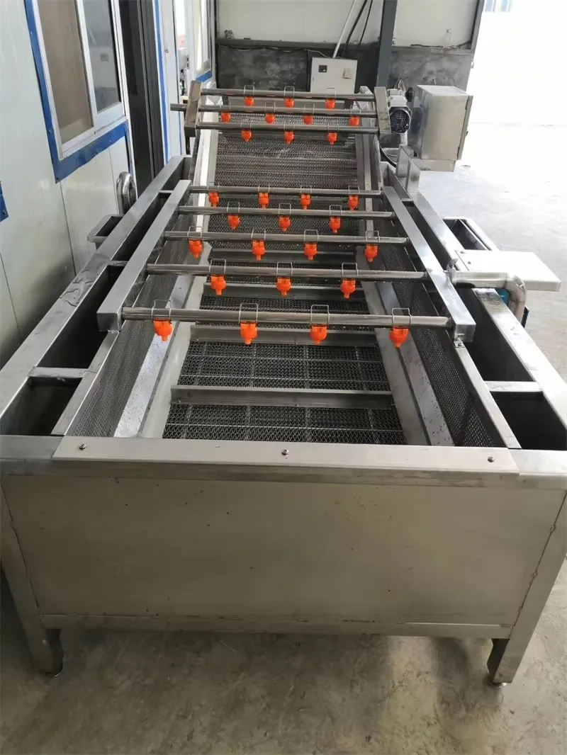 CE Certificated Industrial Fruit and Vegetable Air Bubble Washing Cleaning Machine