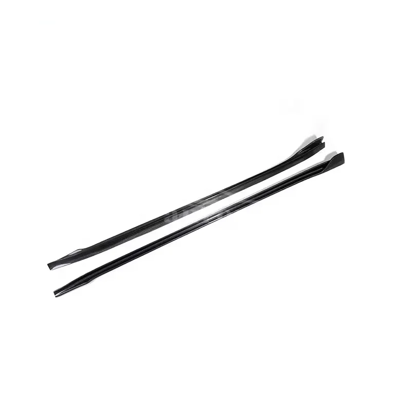 Dry Carbon Fiber Front and Rear Diffuser Engine Hood Side Skirts V-shaped Body Kit Suitable forTesla Model 3