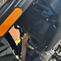 #544I Motorcycle Radiator Guard Grille Cover Protector for CFMOTO NK250 250NK 250CLX 2021-2022 Accessories (Black)