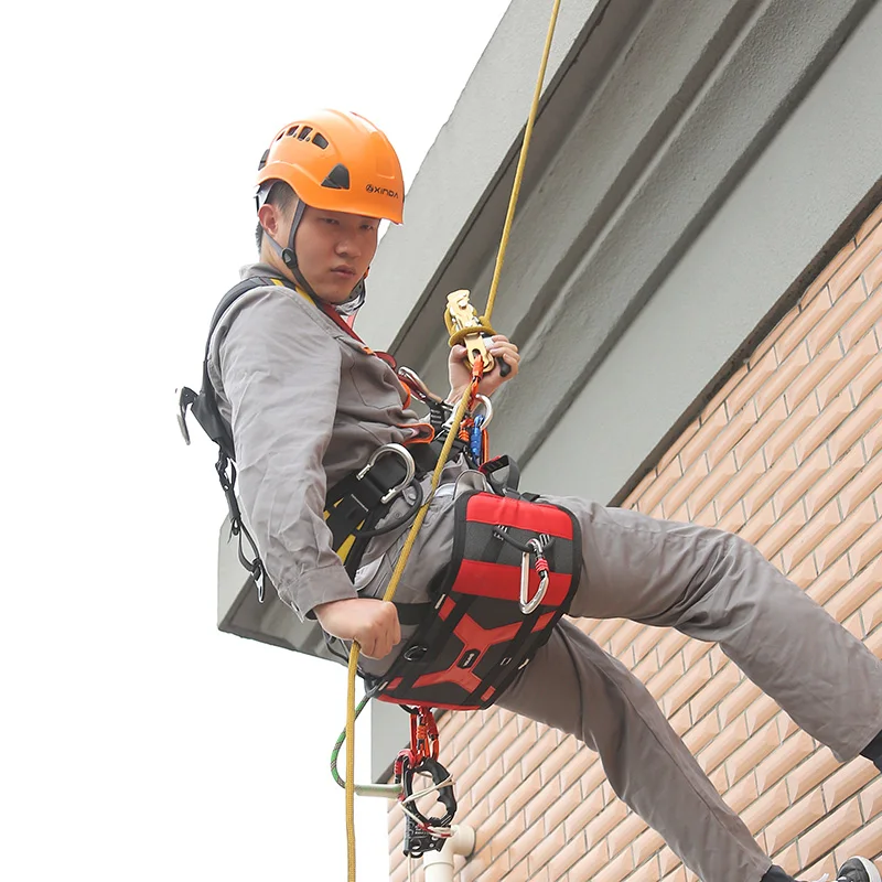 High-altitude work seat belt rope high-rise Spider hanging board exterior wall cleaning anti-fall seat board tools