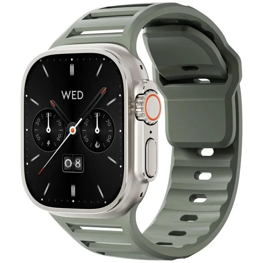 Silicone Strap compatible for Apple watch Ultra 3 2 1 49mm 46mm 45mm 44mm 42mm for iwatch Series 11 10 9 8 7 6 SE 5 4 3 2 1