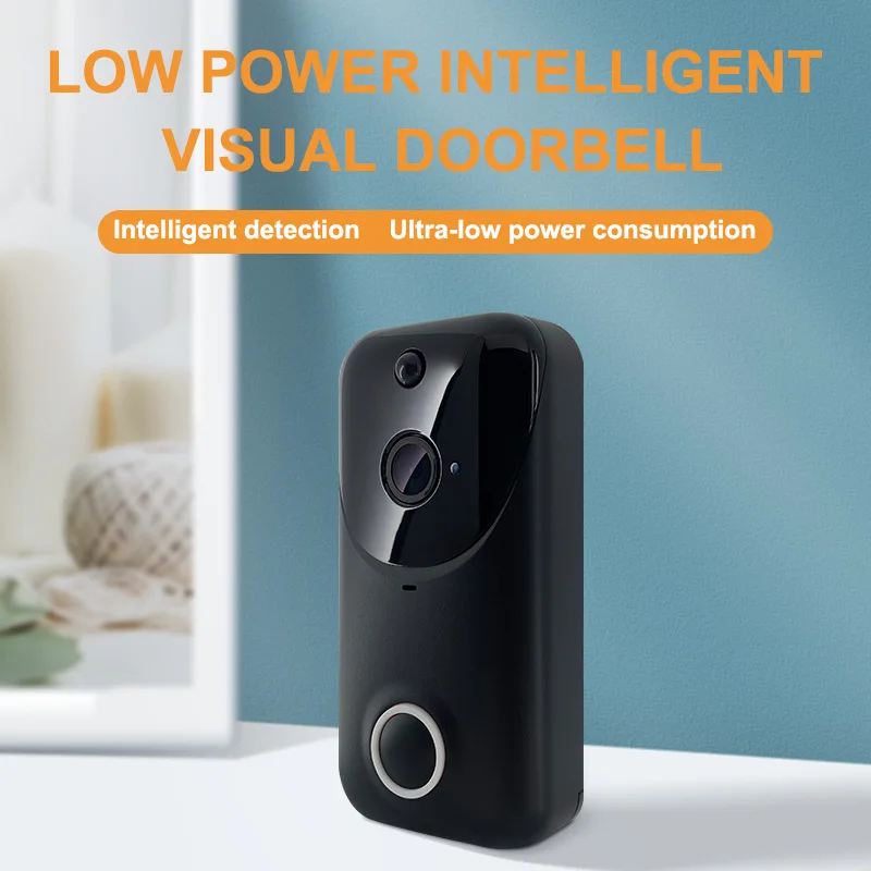 D 520T Tuya Wifi Smart Video Doorbel Hd Elektronische Videobewakingscamera Nachtzicht Bewegingsdetectie